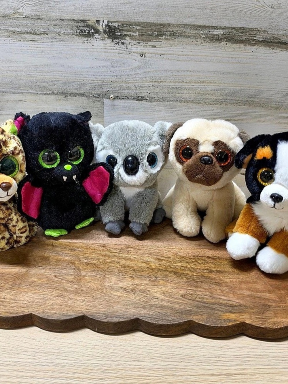 Ty Beanie Boos Bundle (Set of 5) Black & Brown Plush Animals